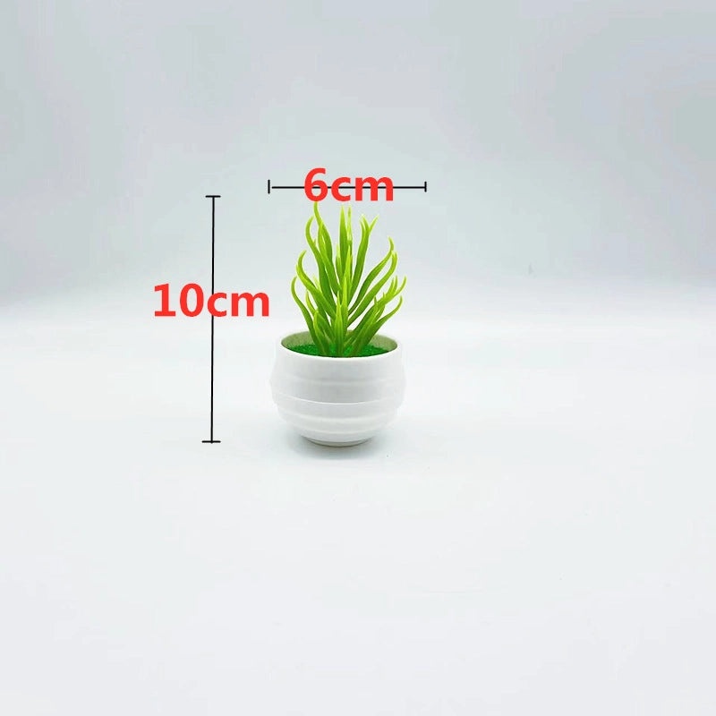 Artificial Succulent Aloe Plant Desktop Decoration Small Green Radish Pot|Home Decor