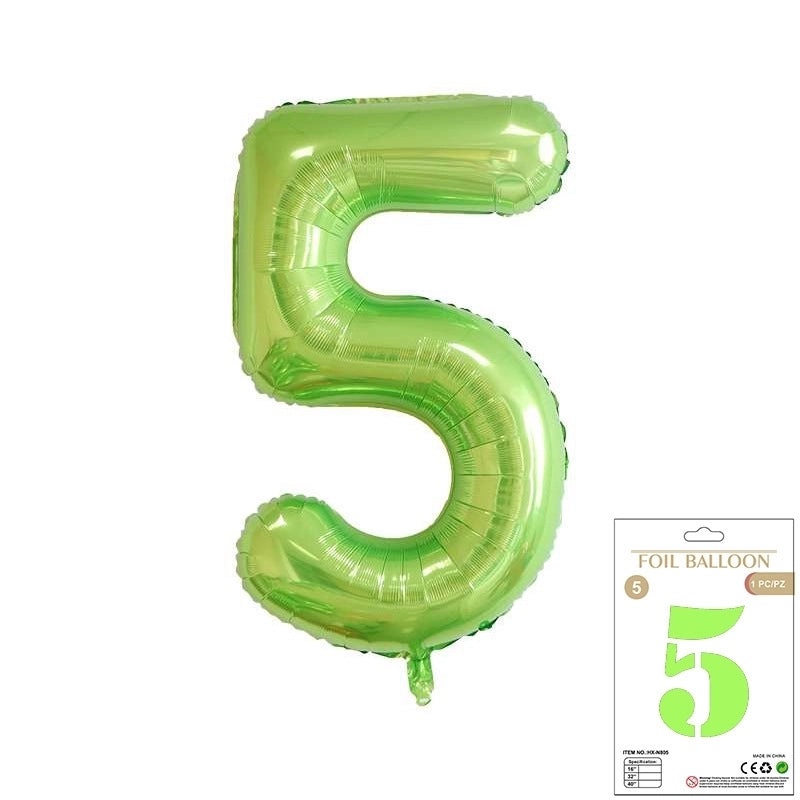 Personalized Birthday Number Balloons Aluminum Foil Party Decorations|Party Supplies Balloons