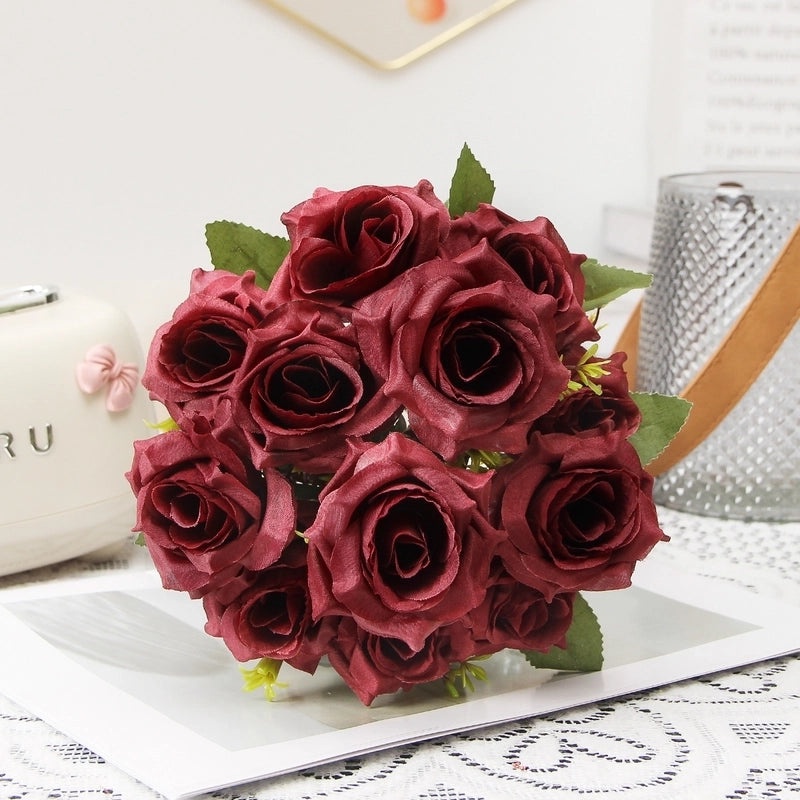 Urban Style Silk Flower Plastic Imitation Plants Decorative Artificial Flowers for Home|Home Decor Artificial Flowers