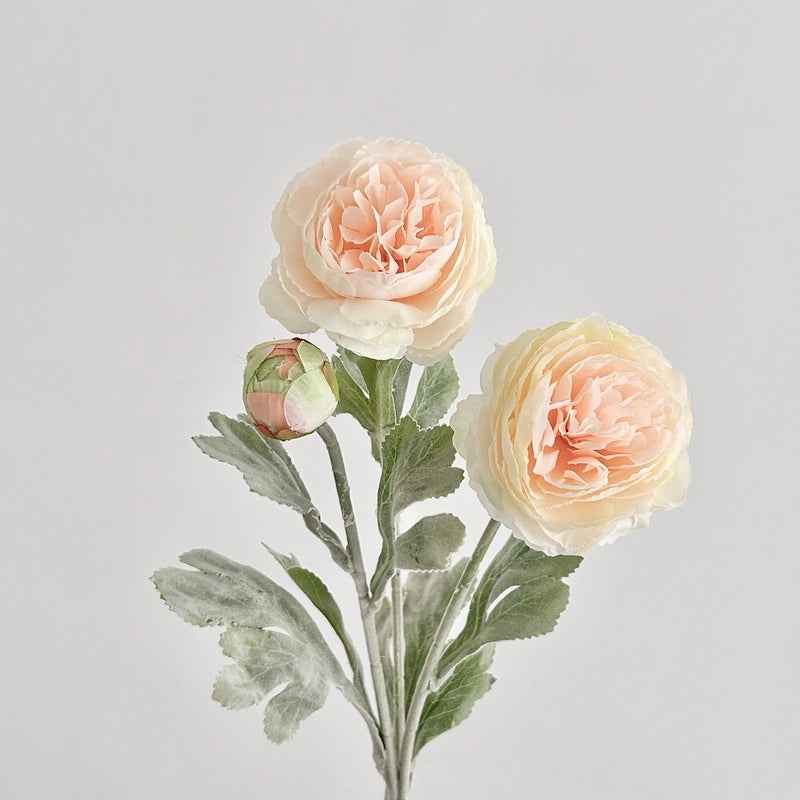 3-head Flocking Lotus Dew Simulation Flower Artificial Peony for Home Living Room Window Decor|Home Decor Artificial Flowers