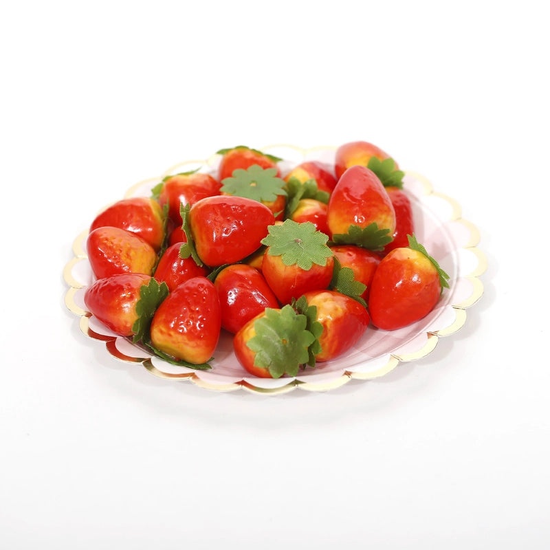 Mini Fruit Foam Props Simulation Peaches and Cherries Decorative Photo Models|Home Decor & Photo Props