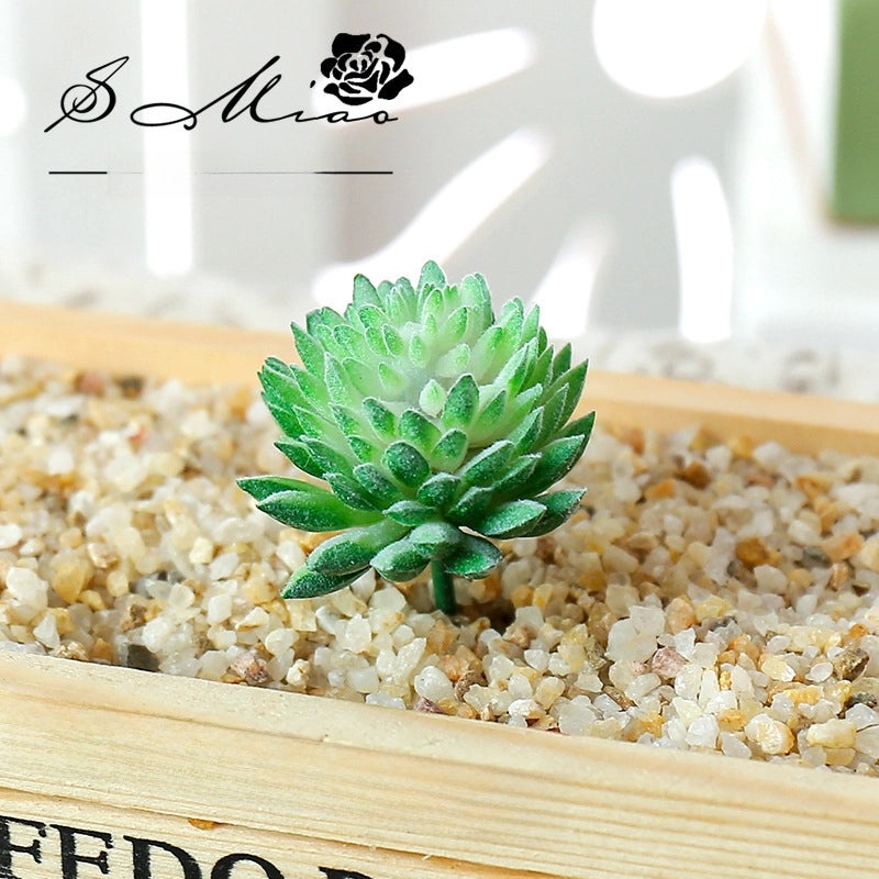 Jigwa Lotus Artificial Succulent Plant Wall Decor DIY Creative Supplies Factory Direct|Home & Garden Decorations