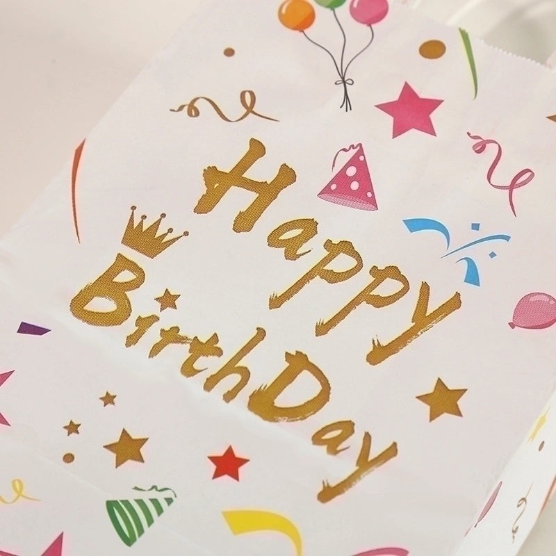 Birthday Themed Letter Balloon Design Party Favor Gift Bags|Party Supplies Gift Bags