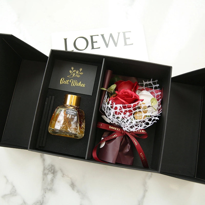 Romantic Valentine’s Day Rose Soap Flower Gift Set|Artificial Flowers