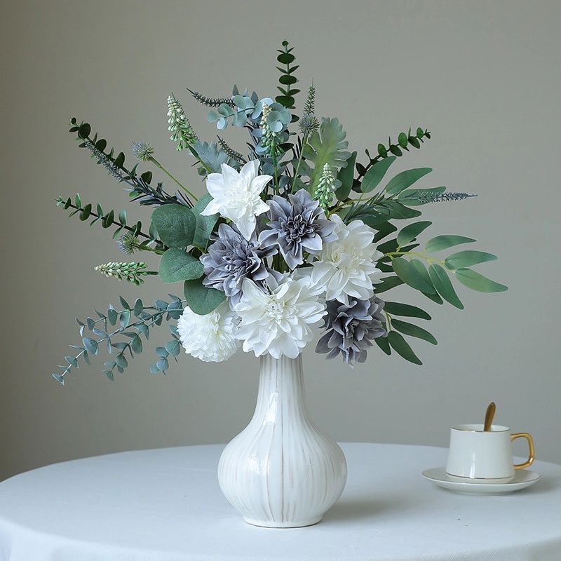 Romantic Elegant Minimalist Silk Flower Decoration|Home Decor Artificial Flowers