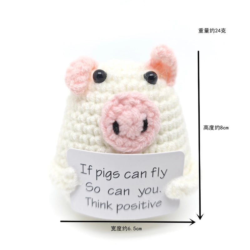 Adorable Animal and Fruit Vegetable Yarn Ornaments for Home Decor | Home Decor & Accessories