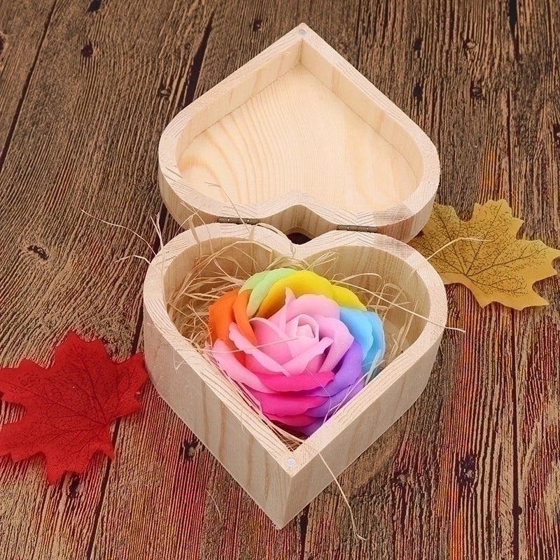 Romantic Heart-Shaped Soap Flower Bouquet for Christmas and Valentine's Day | Artificial Flowers & Home Decor