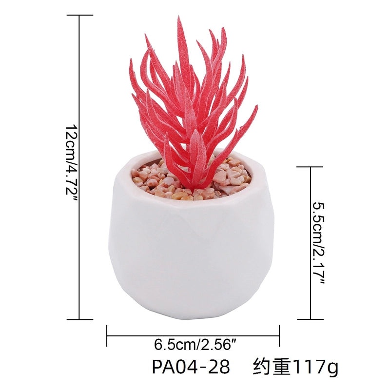 Minimalist Plastic Artificial Plant Flowers for Home Decor|Home & Garden Artificial Plants