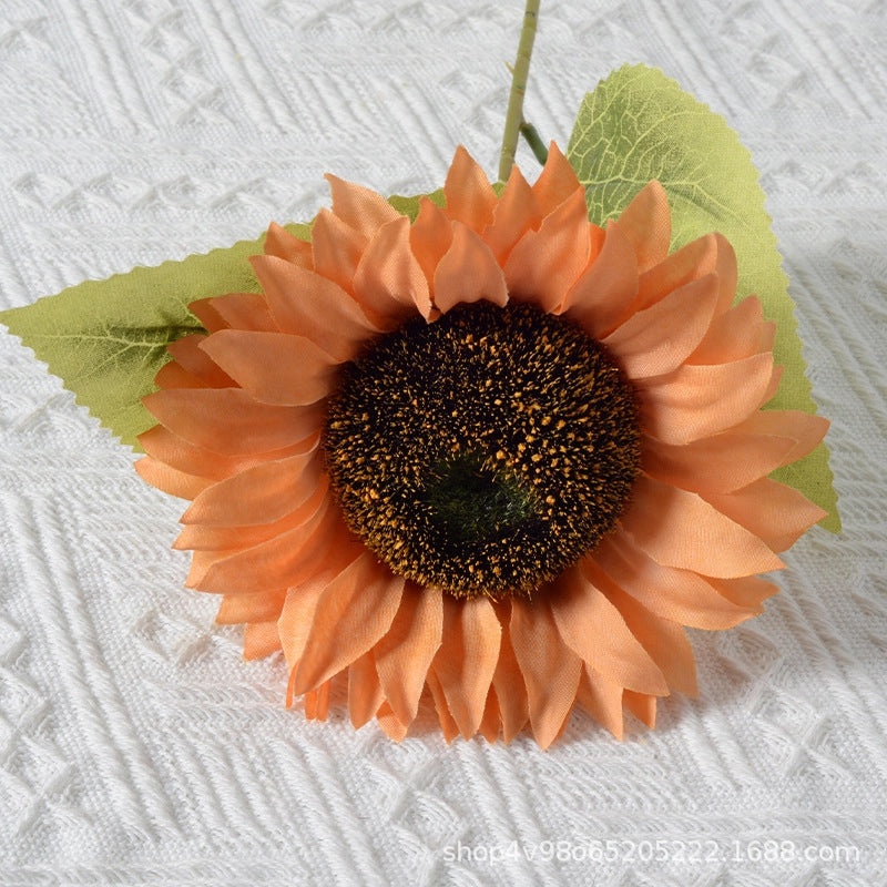 Retro Pastoral Sunflower Silk Flower Bouquet|Home Decor Artificial Flowers