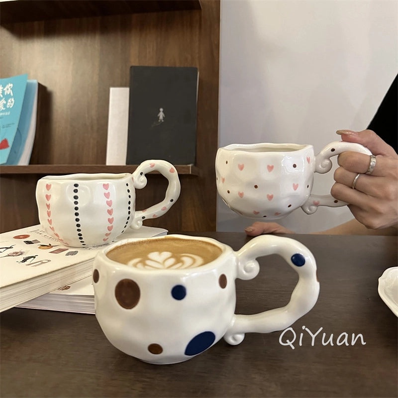 Charming Floral Ceramic Coffee Mug Single Piece|Home & Kitchen Mugs