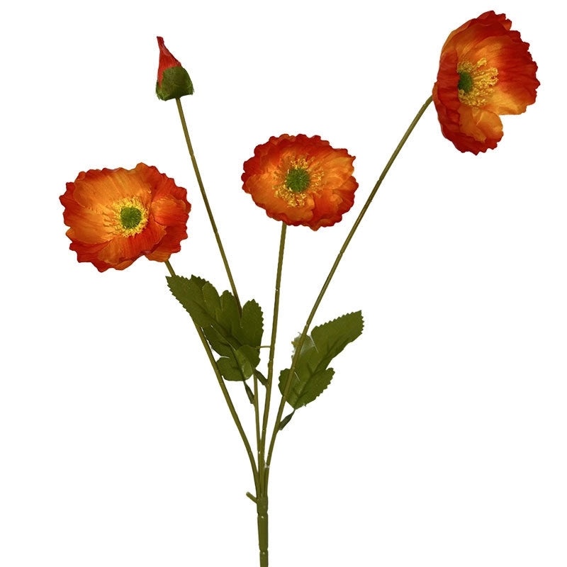 20 Pieces Yu Meiren Korean Style Artificial Poppy Flowers Small Decorative Ornaments for Photography Props|Home Decor & Artificial Flowers