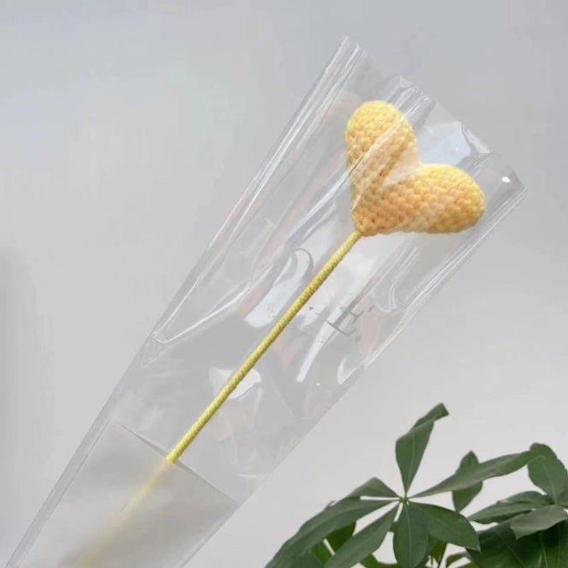 Artificial Sunflower, Rose, and Tulip Yarn Flowers Bouquet|Home Decor Artificial Flowers