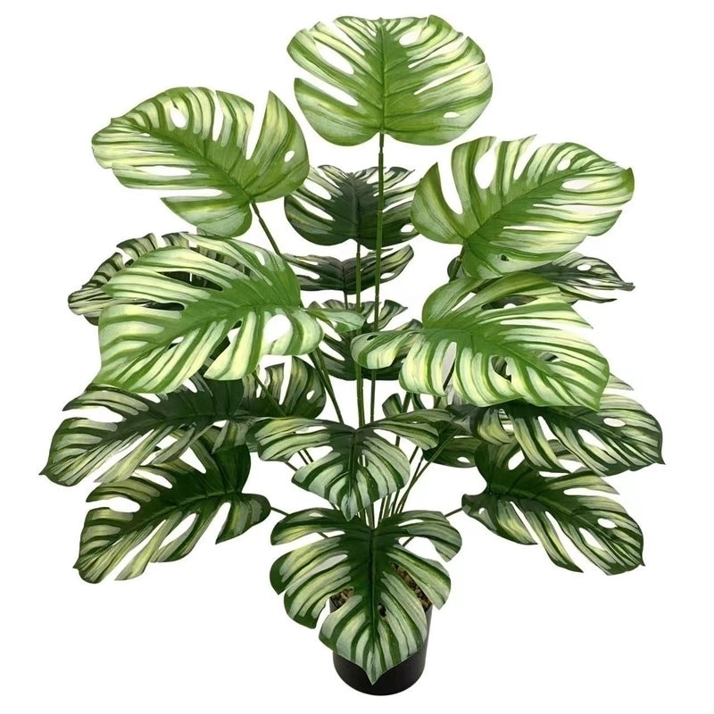 Casual PVC Fake Green Plants Artificial Flowers Decor|Home Decor Artificial Plants