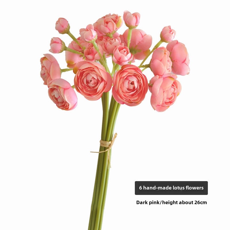 Mini Hand-tied Artificial Flower Bouquet Wedding Bridesmaid Photography Props Home Decor|Wedding Accessories