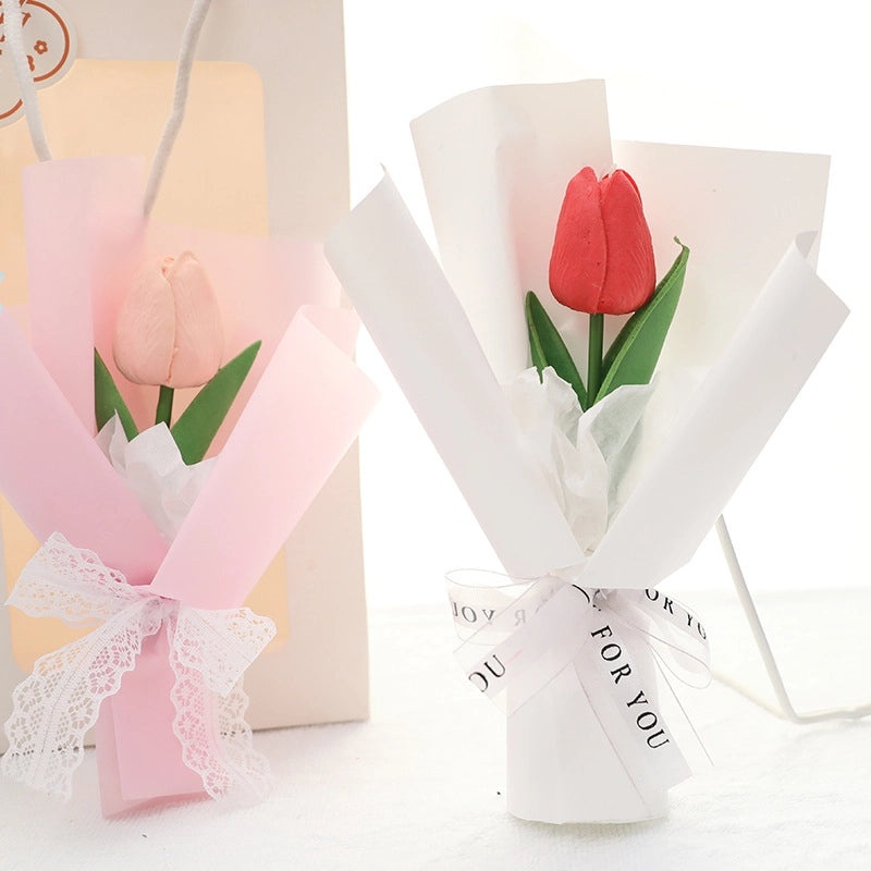 Lovely Tulips Artificial Flowers for Home Decor|Home & Garden Artificial Flowers