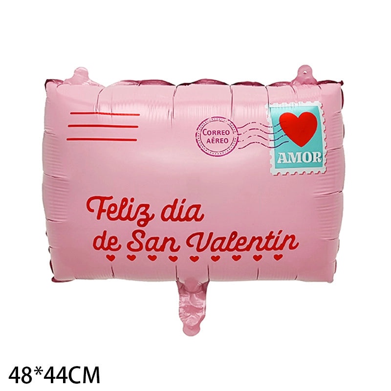 Heart-Shaped Aluminum Foil Balloons for Valentine's Day Party Decor | Party Supplies