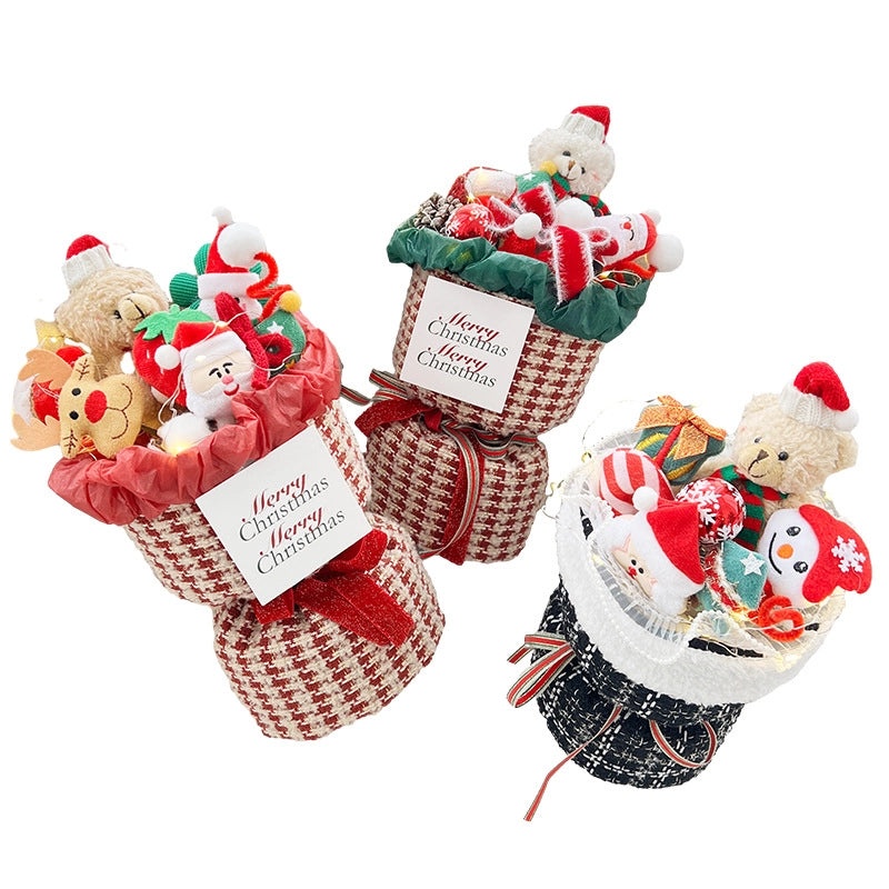 Nordic Christmas Santa Bear Decoration | Holiday Home Decor