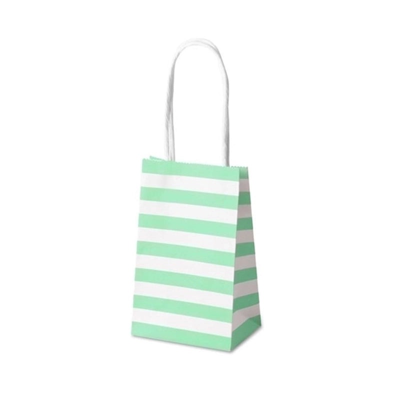 Charming Striped Paper Gift Bags for Parties | Party Supplies