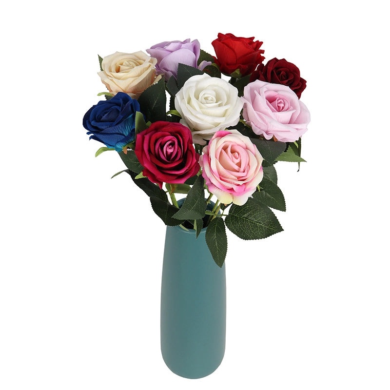 Velvet Pearl Rose Wall Decor for Home Hotel Wedding Valentine's Day | Home Decor & Wall Art