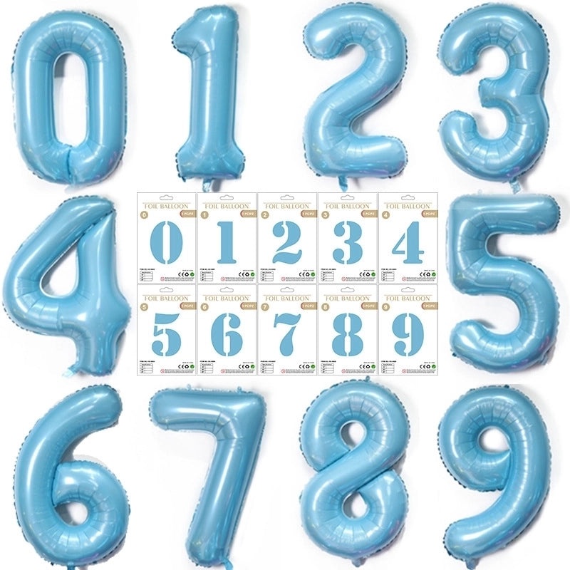 Personalized Birthday Number Balloons Aluminum Foil Party Decorations|Party Supplies Balloons