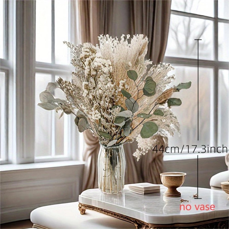 Rustic Leaf and Flower Artificial Dried Plants Decorative Imitation Floral Arrangement|Home Decor Artificial Flowers