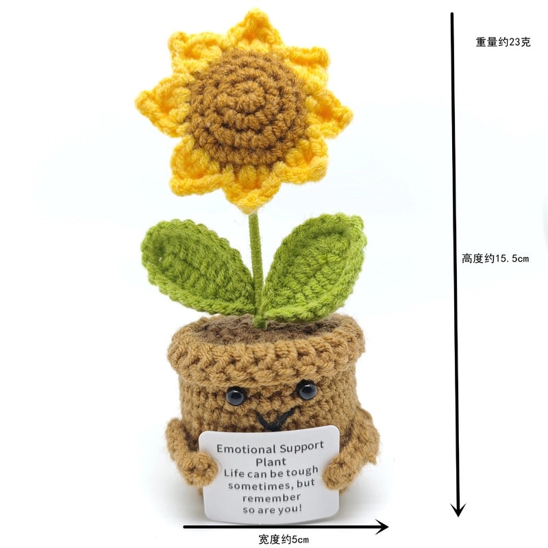 Adorable Animal and Fruit Vegetable Yarn Ornaments for Home Decor | Home Decor & Accessories