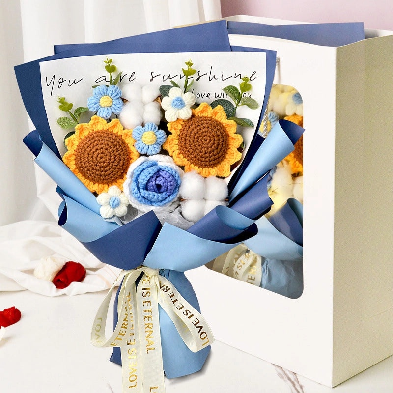 Simple Elegant Fabric Flower Bouquet|Home Decor Artificial Flowers