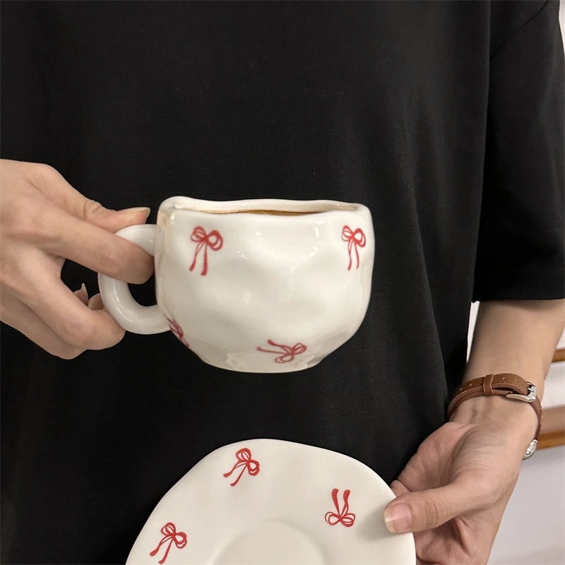 Retro Floral Ceramic Water Bottle Set | Home & Kitchen Accessories