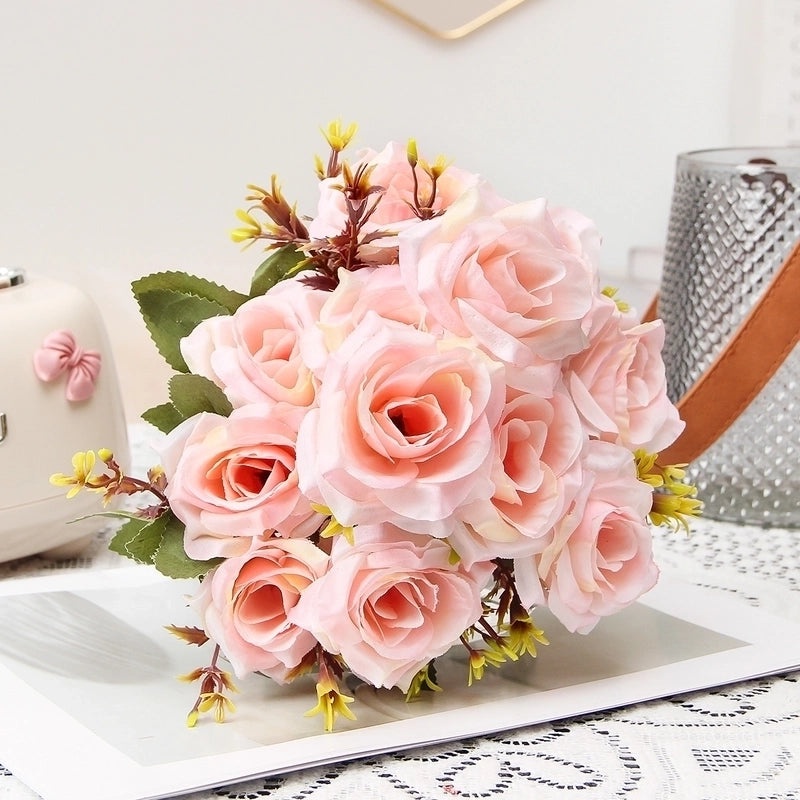 Urban Style Silk Flower Plastic Imitation Plants Decorative Artificial Flowers for Home|Home Decor Artificial Flowers