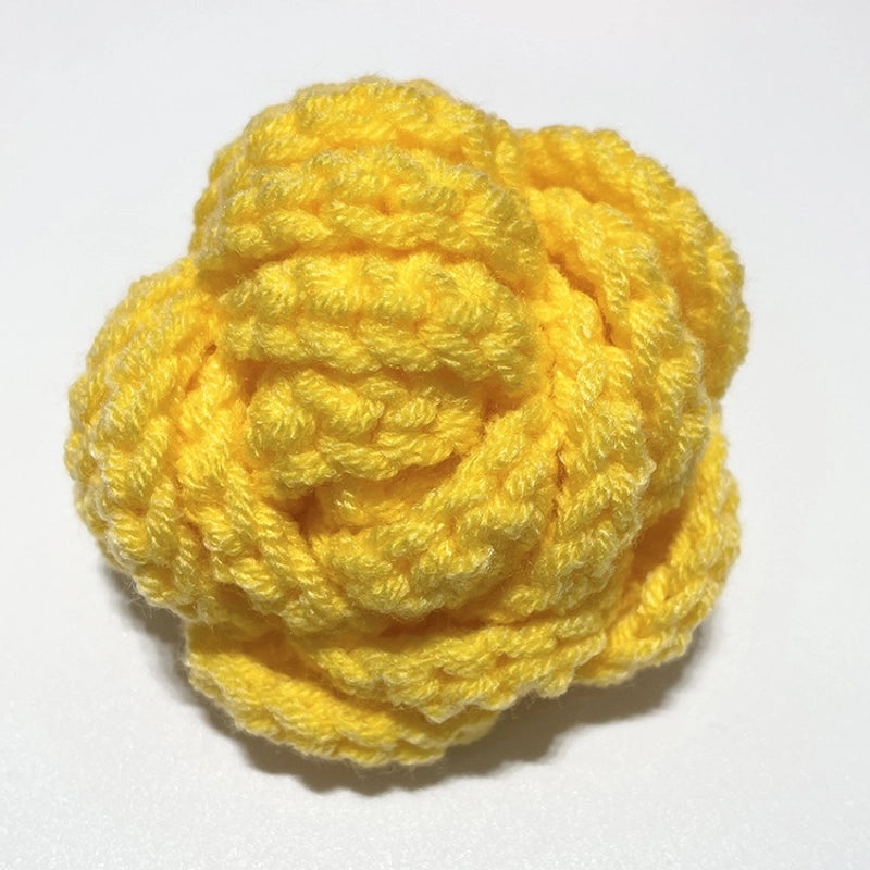 Minimalist Sunflower Heart-Shaped Rose Yarn Artificial Flowers|Home Decor Artificial Flowers