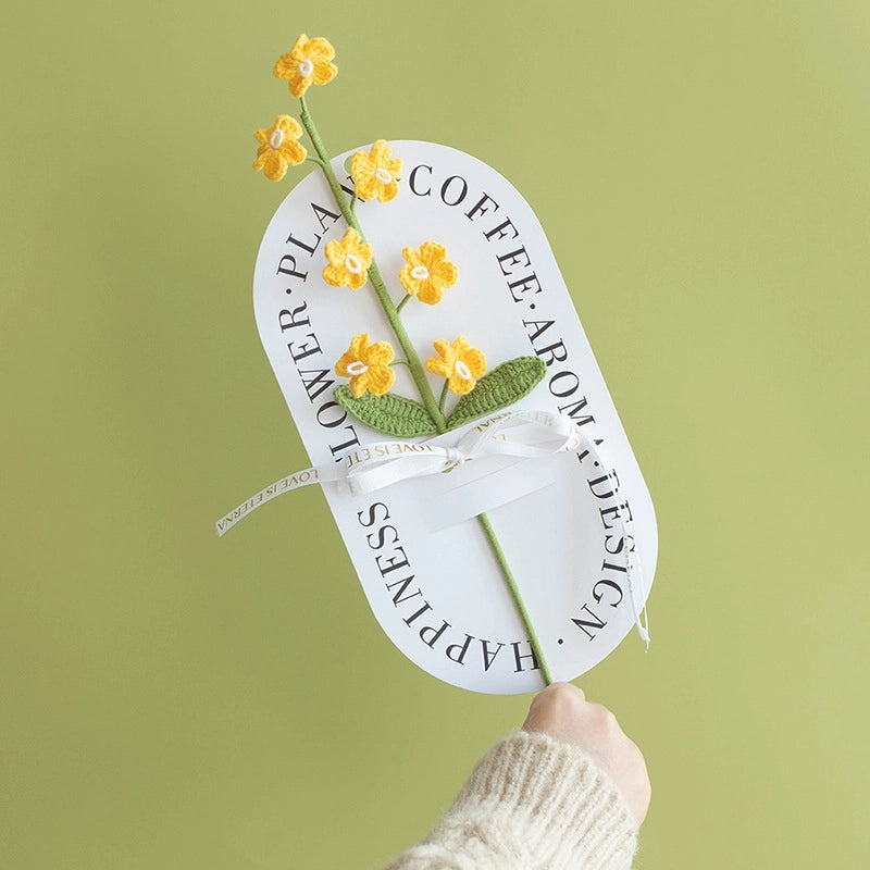 Colorful Yarn Handmade Artificial Flowers|Home Decor Artificial Flowers