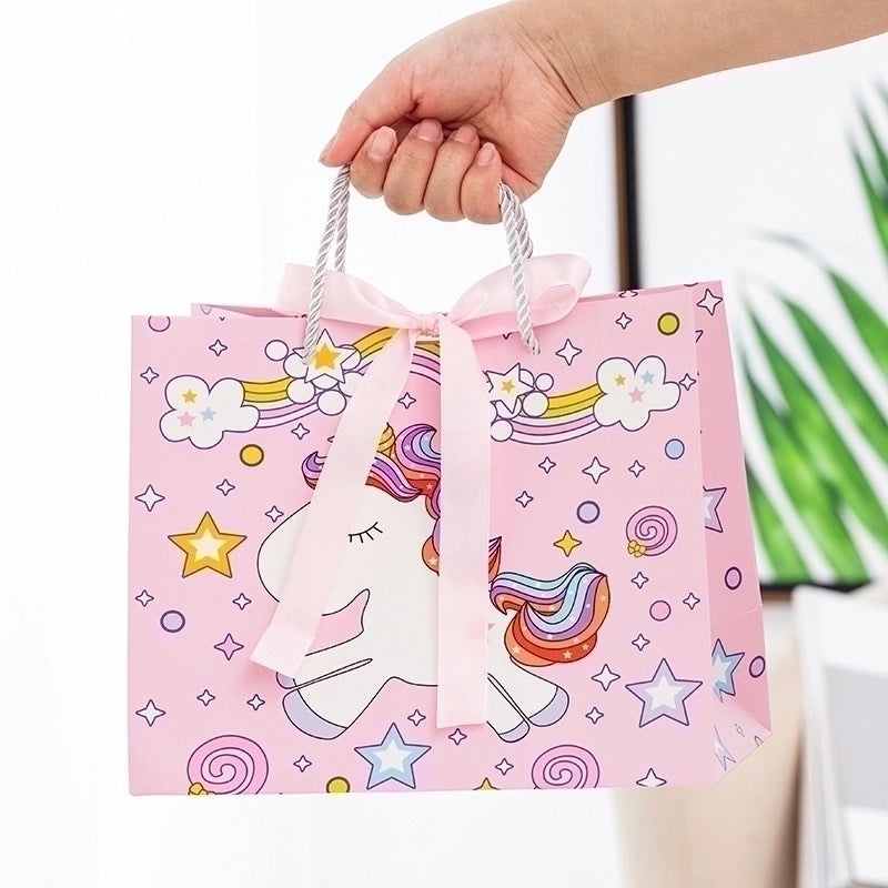 Cartoon Cute Paper Gift Tote Bag Packaging Tote Bag for Gifts|Gift Bags & Wrapping Supplies