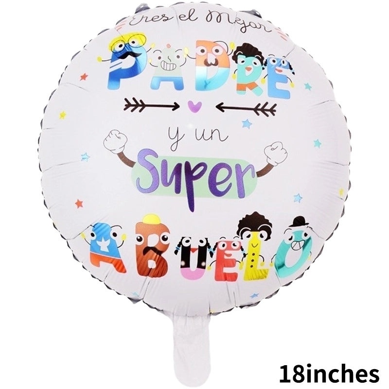 50 Pack Heart Shaped Bow Knot Aluminum Foil Balloons for Father's Day Party Decoration|Party Supplies Balloons