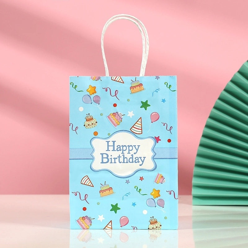 Birthday Themed Letter Balloon Design Party Favor Gift Bags|Party Supplies Gift Bags