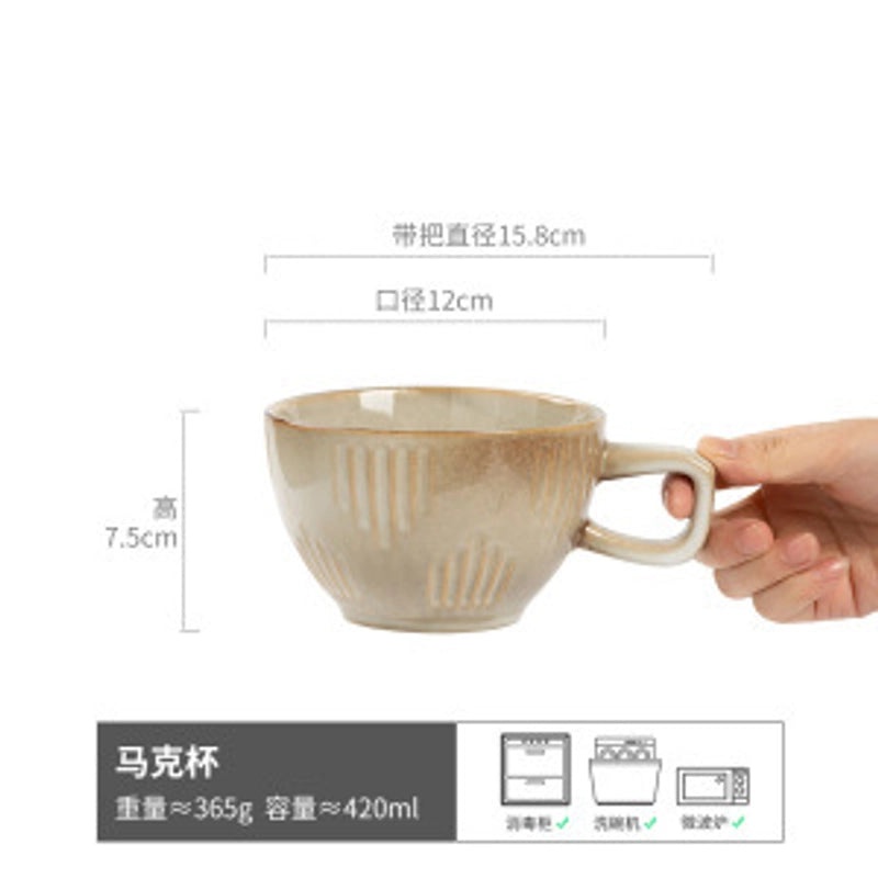 Vintage Floral Ceramic Coffee Mug 1 Pc|Home & Kitchen > Drinkware > Mugs