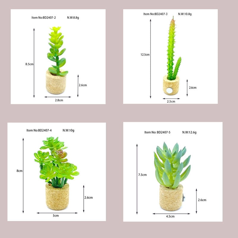 Minimalist Artificial Flower Refrigerator Magnets Made from PE PVC Sawdust|Home Decor Accessories