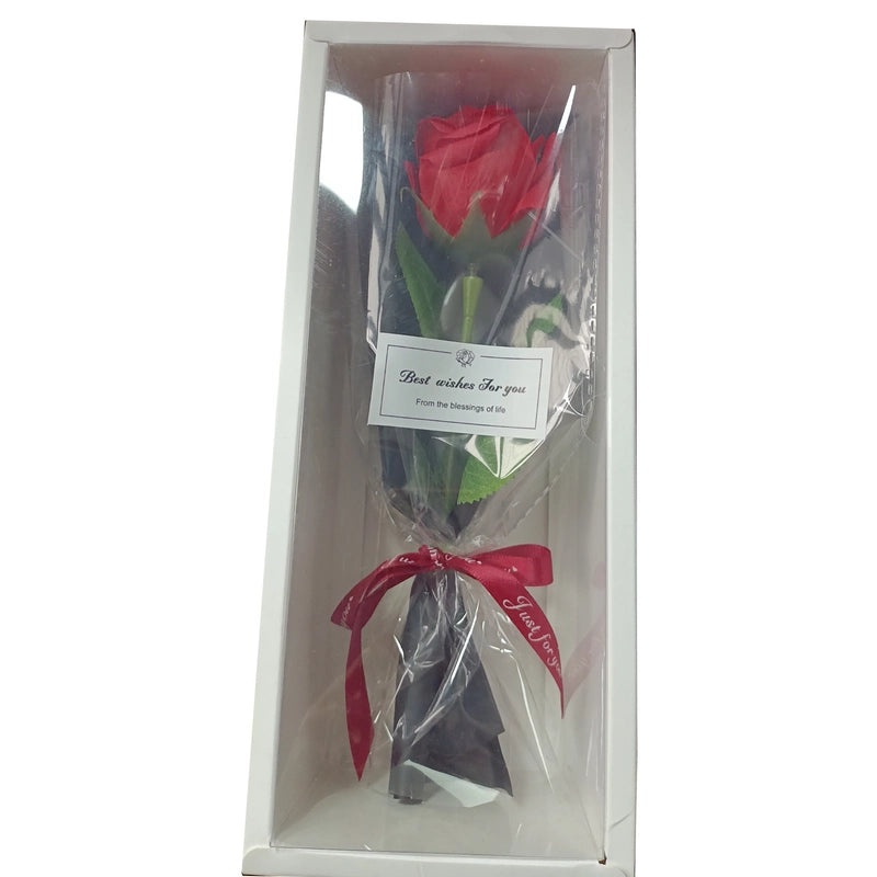 Romantic Rose Soap Flower Bouquet for Valentine’s Day | Artificial Flowers & Soap Gifts
