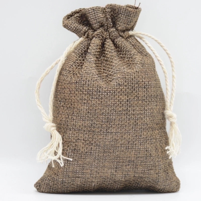 Christmas Simple Solid Color Linen Gift Bags for Daily Use|Gift Bags & Wraps