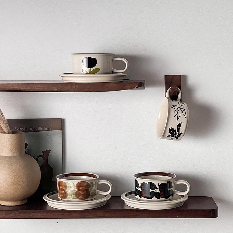 Retro Multicolor Ceramic Water Bottle Set for Casual Elegant Use | Home & Kitchen Accessories