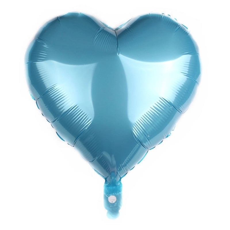 50 Pack Valentine's Day Heart-Shaped Aluminum Foil Balloons for Party Decor|Party Supplies