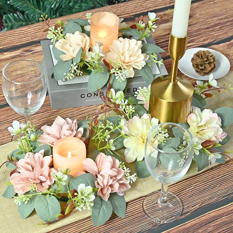 Pastoral Style Artificial Silk Flowers Plastic Imitation Plants for Home Decor|Artificial Flowers & Plants