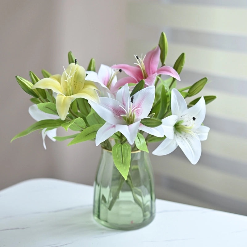 Elegant Romantic Floral Pixel Pattern Cloth Fake Flowers|Home Decor Artificial Flowers