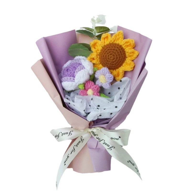 Simple Elegant Fabric Flower Bouquet|Home Decor Artificial Flowers