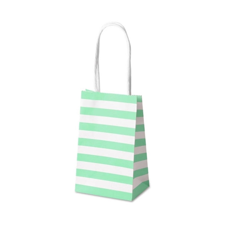 Charming Striped Paper Gift Bags for Parties | Party Supplies
