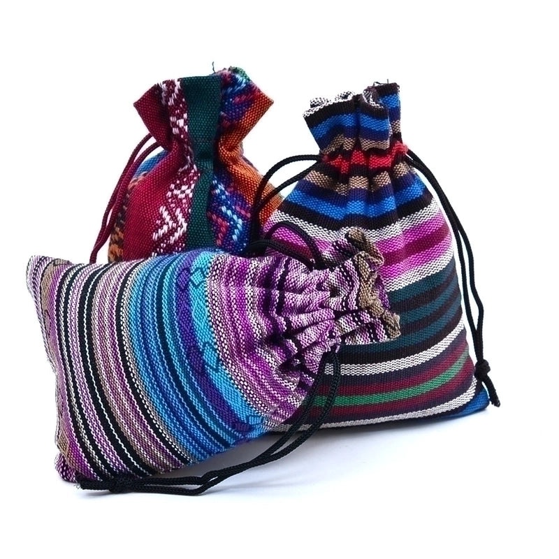 Bohemian Stripe Cotton Gift Bags | Accessories & Gift Wrapping