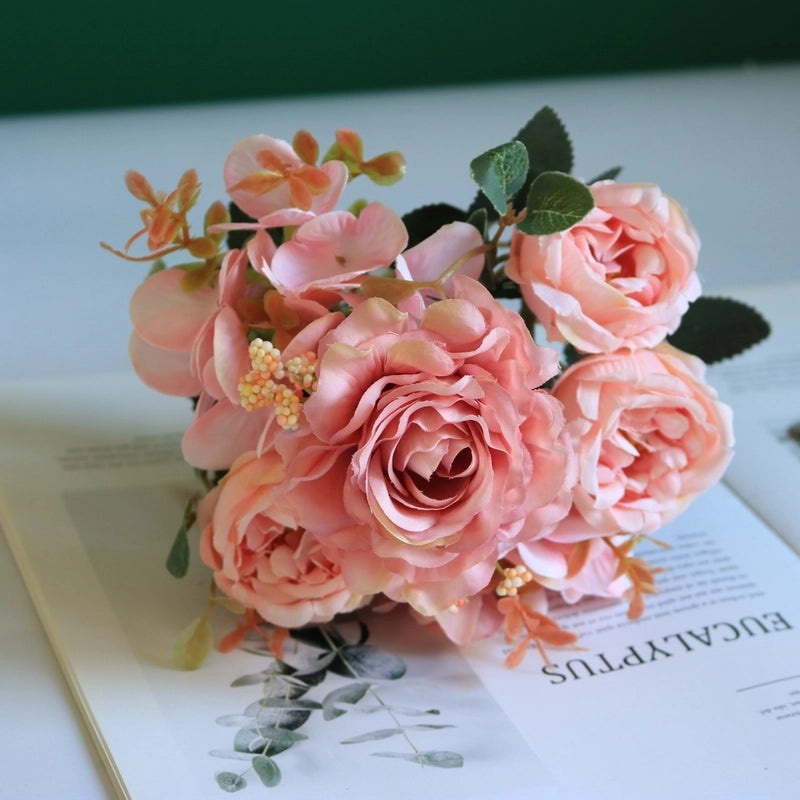 Elegant Minimalist Silk Flowers for Home Decor|Home Decoration & Artificial Plants