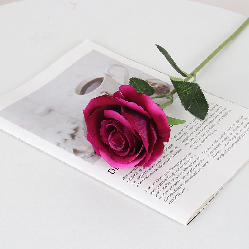 Velvet Pearl Rose Wall Decor for Home Hotel Wedding Valentine's Day | Home Decor & Wall Art