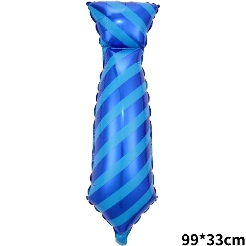 50 Pack Heart Shaped Bow Knot Aluminum Foil Balloons for Father's Day Party Decoration|Party Supplies Balloons