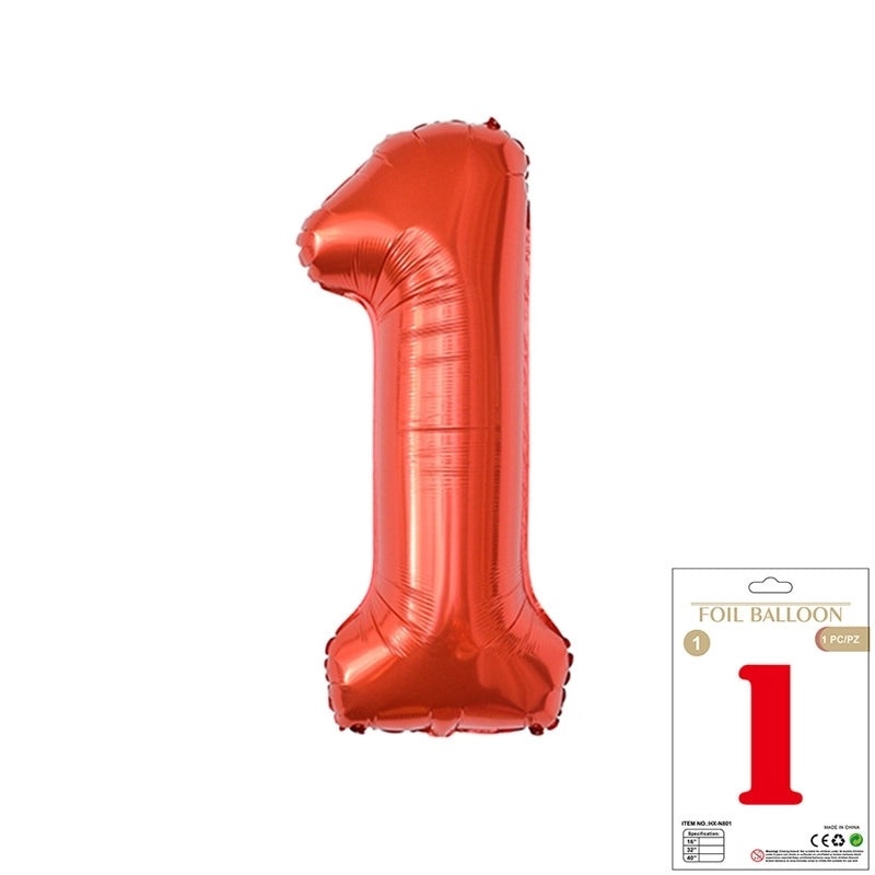 Personalized Birthday Number Balloons Aluminum Foil Party Decorations|Party Supplies Balloons