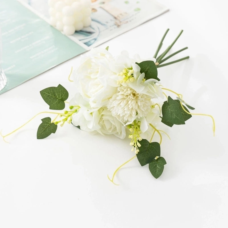 Modern Silk Flower Decoration Faux Floral Arrangement Artificial Plants for Home Office|Artificial Flowers & Plants